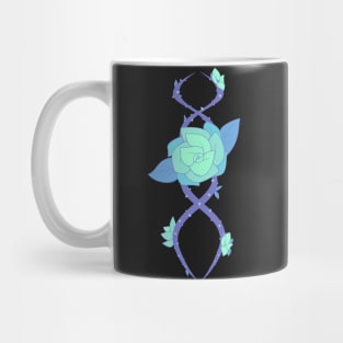 Neon Rose Vine Mug